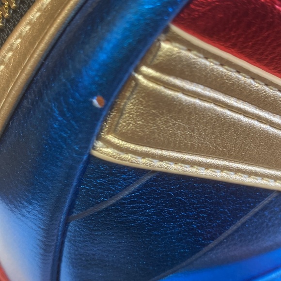 Loungefly Captain Marvel small backpack. New with tags - Picture 7 of 8